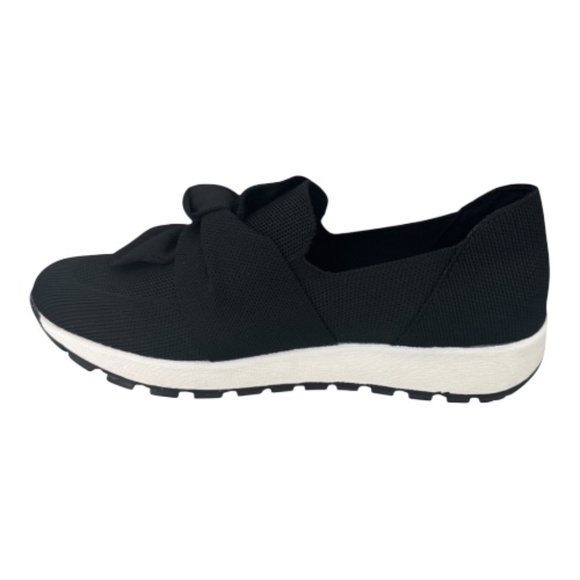 Bernie Mev Crane Black Slip-On Comfort Shoes Womens Lightweight Strech Knit - NW - Picture 5 of 7